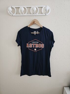 Houston Astros Women's Navy Graphic Tee